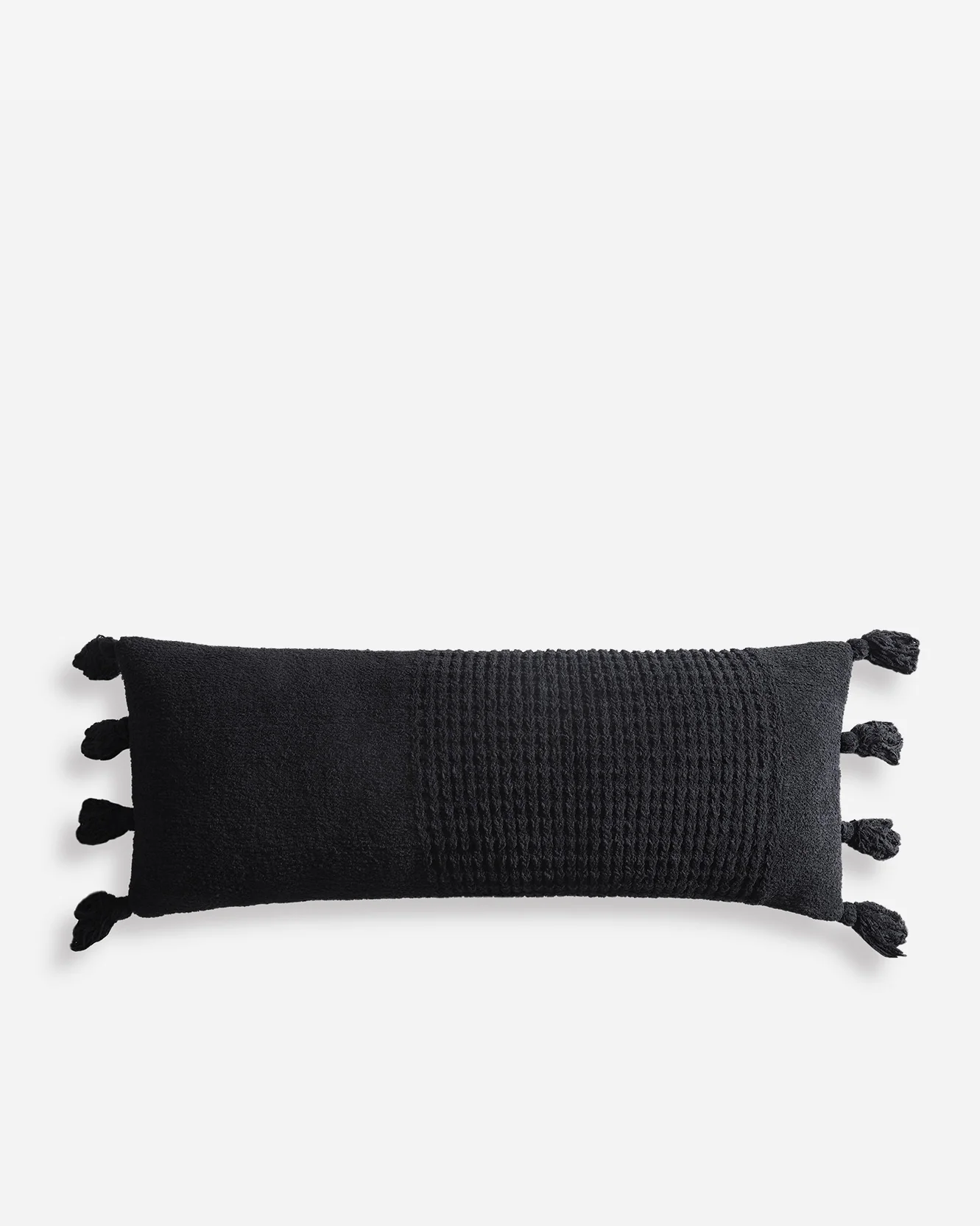 Braided Pom Pom Lumbar Pillow - Image 18