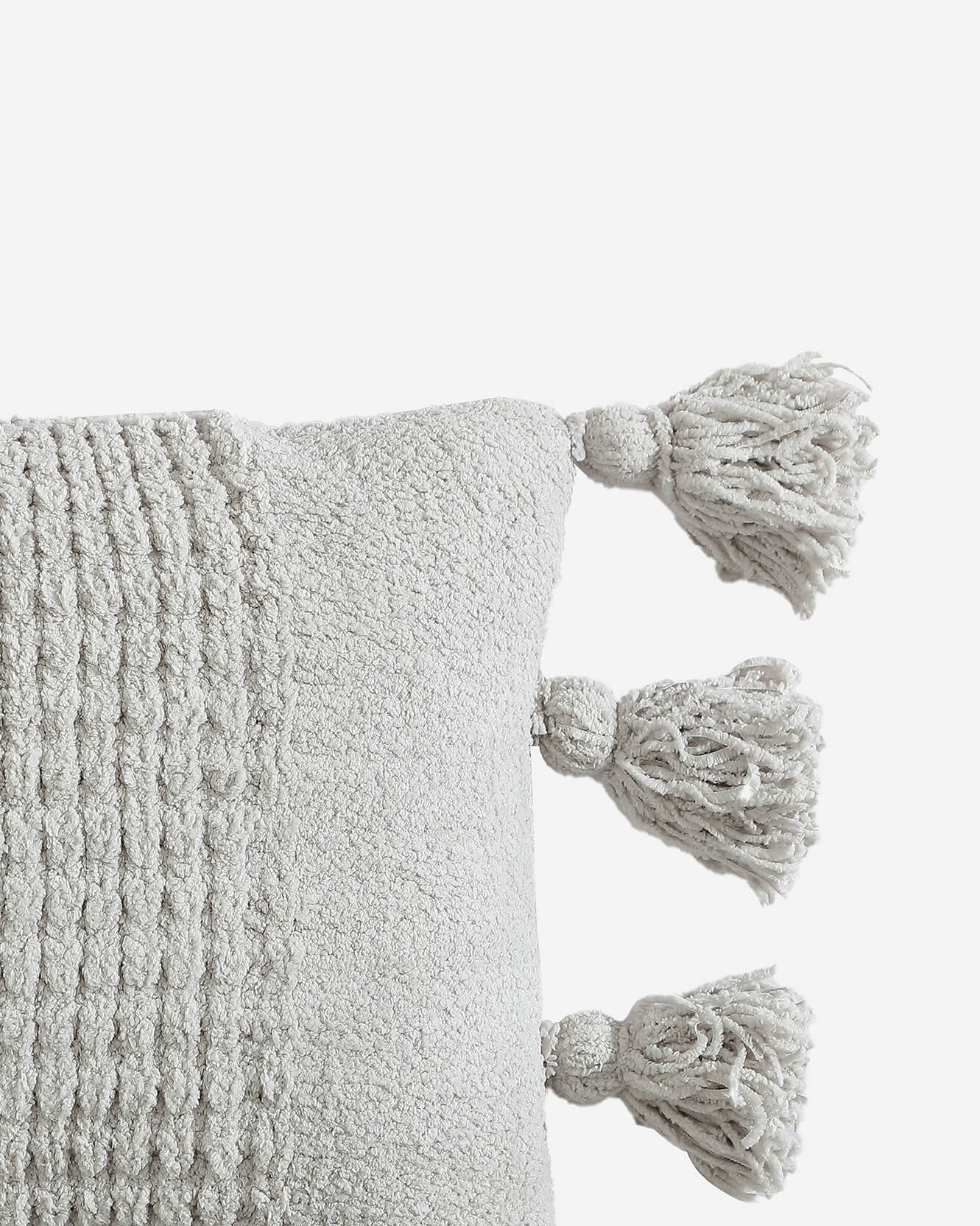 Braided Pom Pom Lumbar Pillow - Image 30