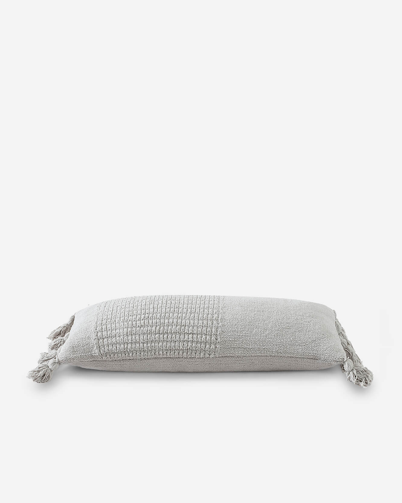 Braided Pom Pom Lumbar Pillow - Image 31