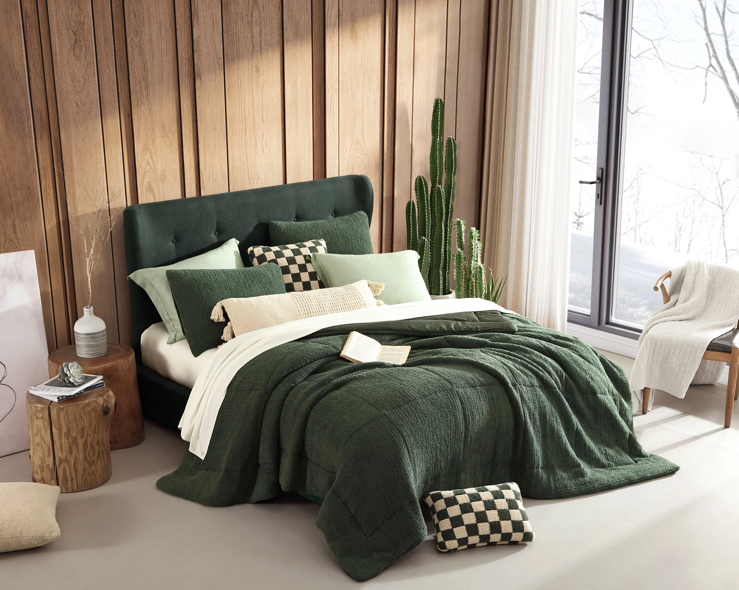Braided Pom Pom Lumbar Pillow - Image 27