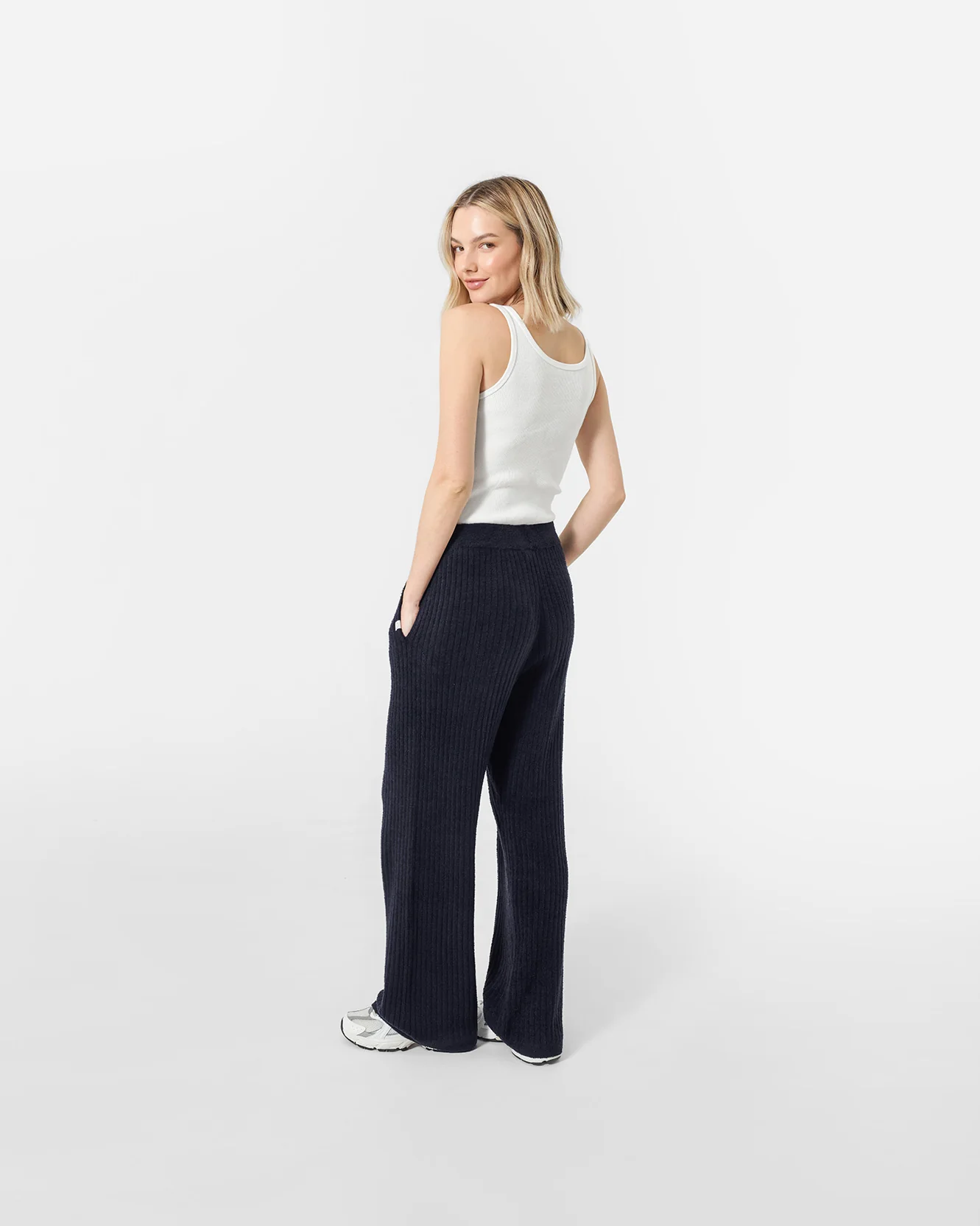Cloud Cool Ribbed Relaxed Pants - Image 3