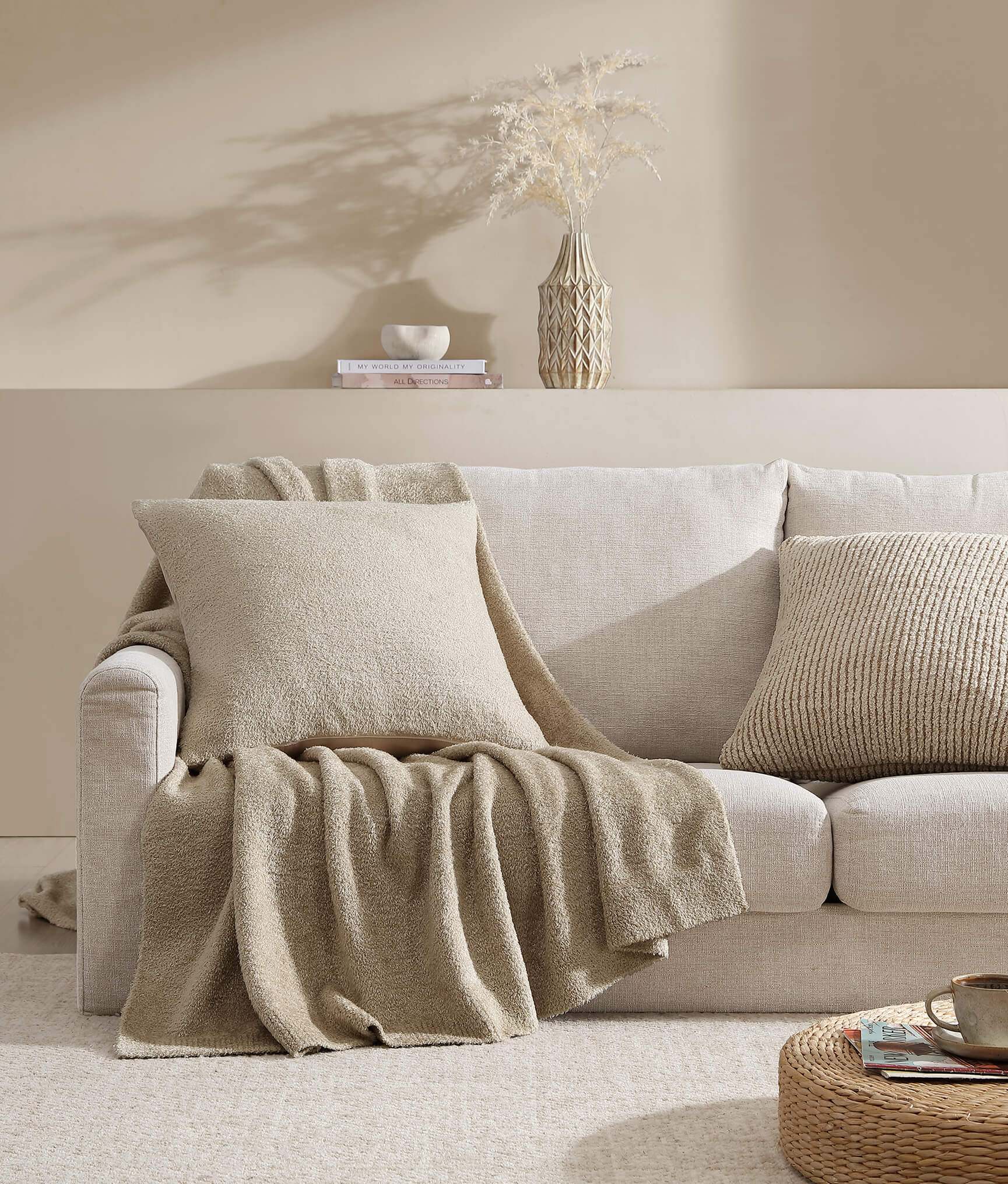 Cloud Silque Throw Pillow - Image 10