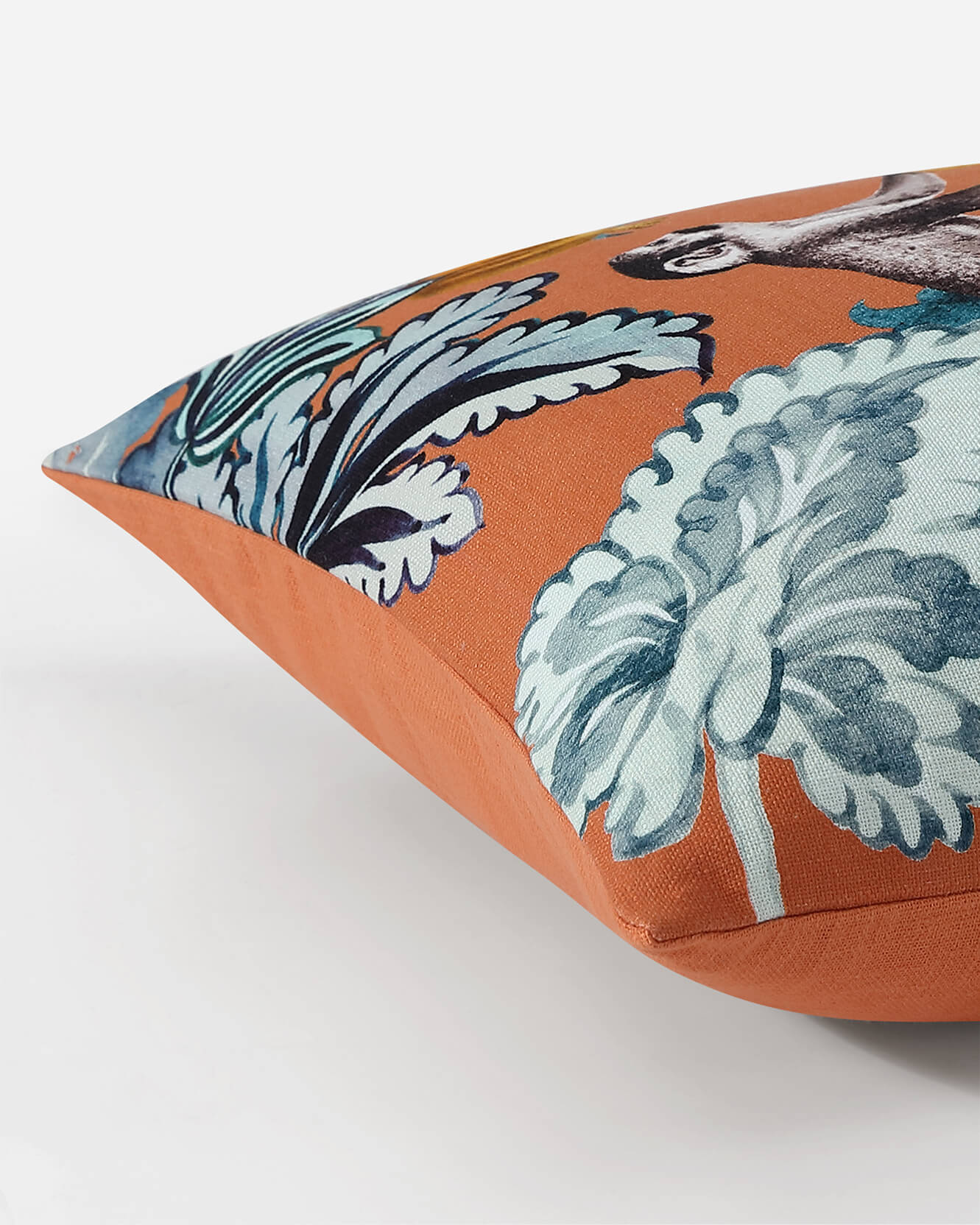 Damask Monkey Throw Pillow - Image 2