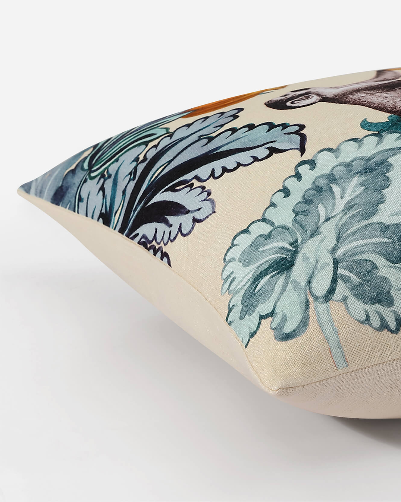 Damask Monkey Throw Pillow - Image 6