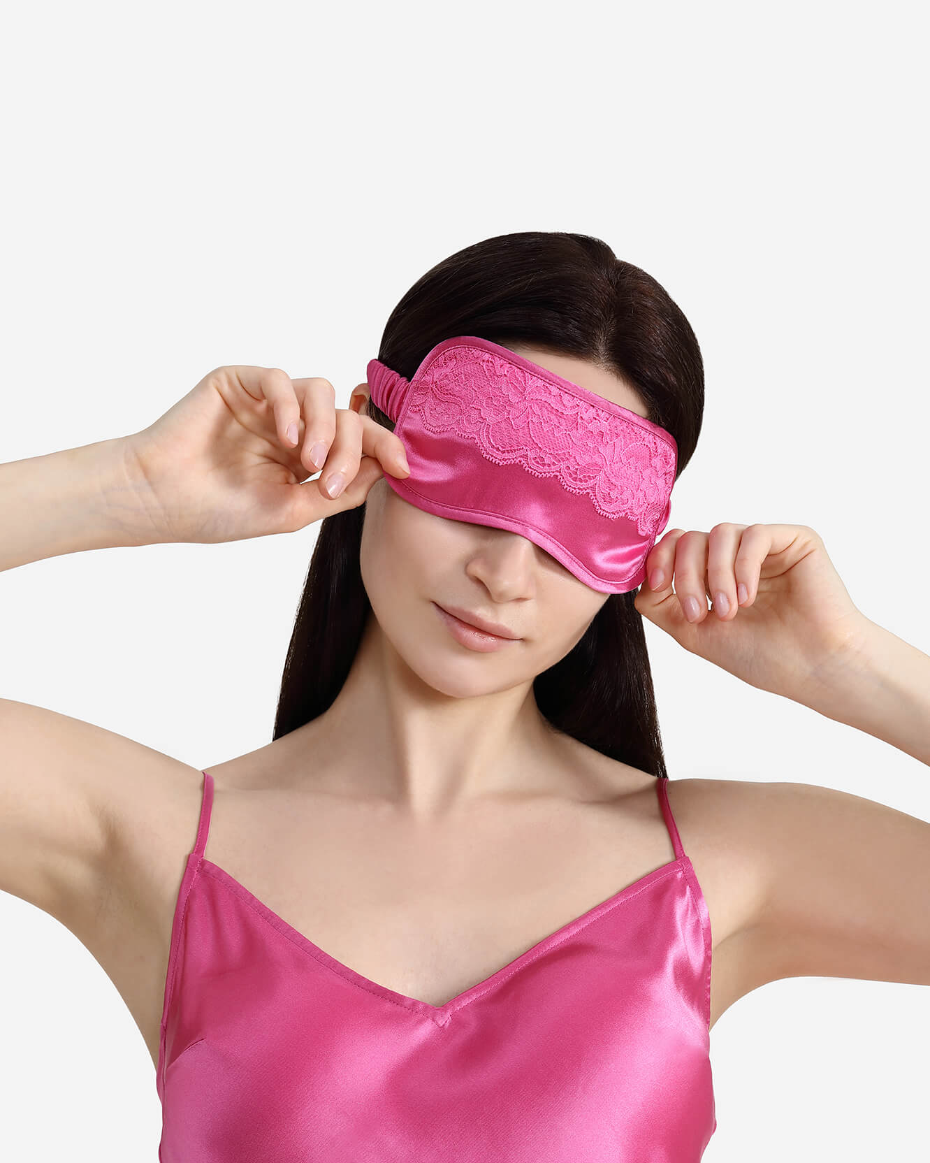 EcoSilk Lace Trim Sleep Mask - Image 7