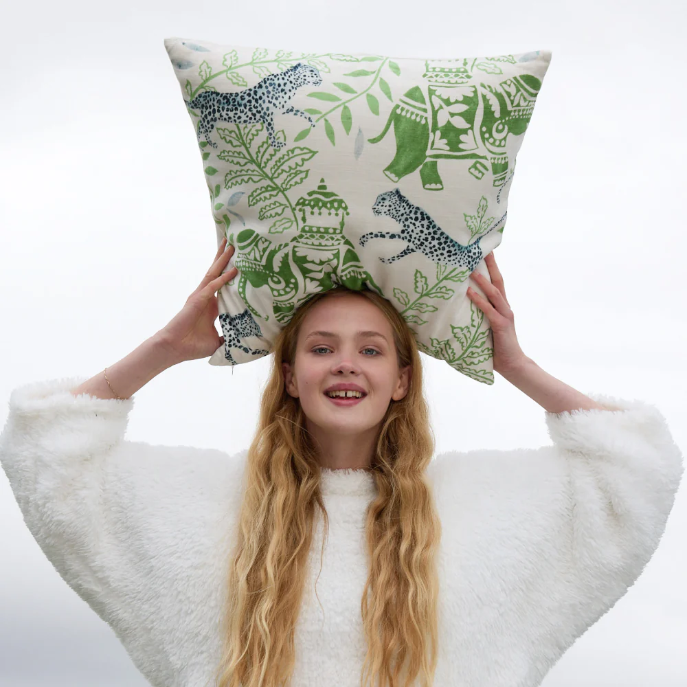 Elephant Ambari Throw Pillow - Image 3