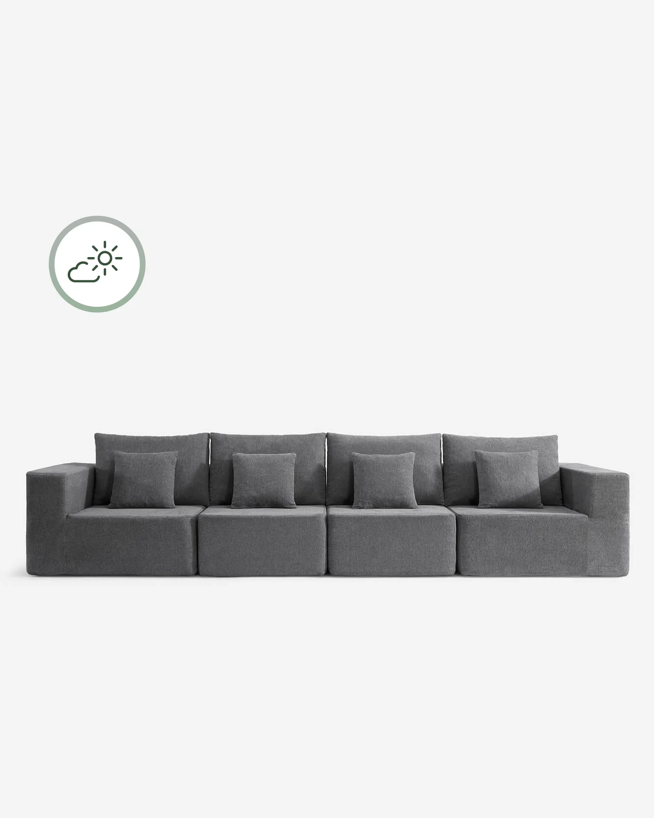Kai Modular Outdoor Four Seater Sofa - Image 7