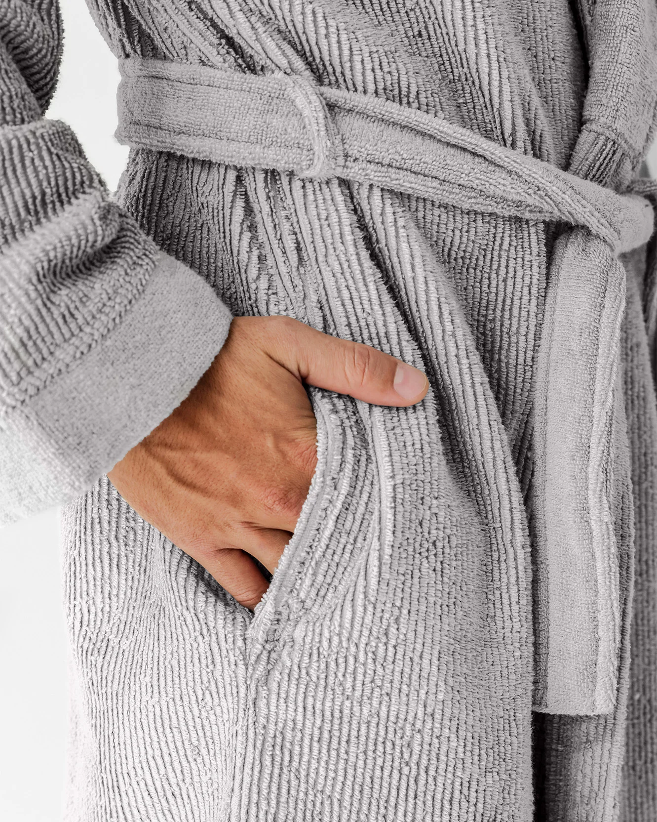 Ribbed Bath Robe | Last Chance - Image 6