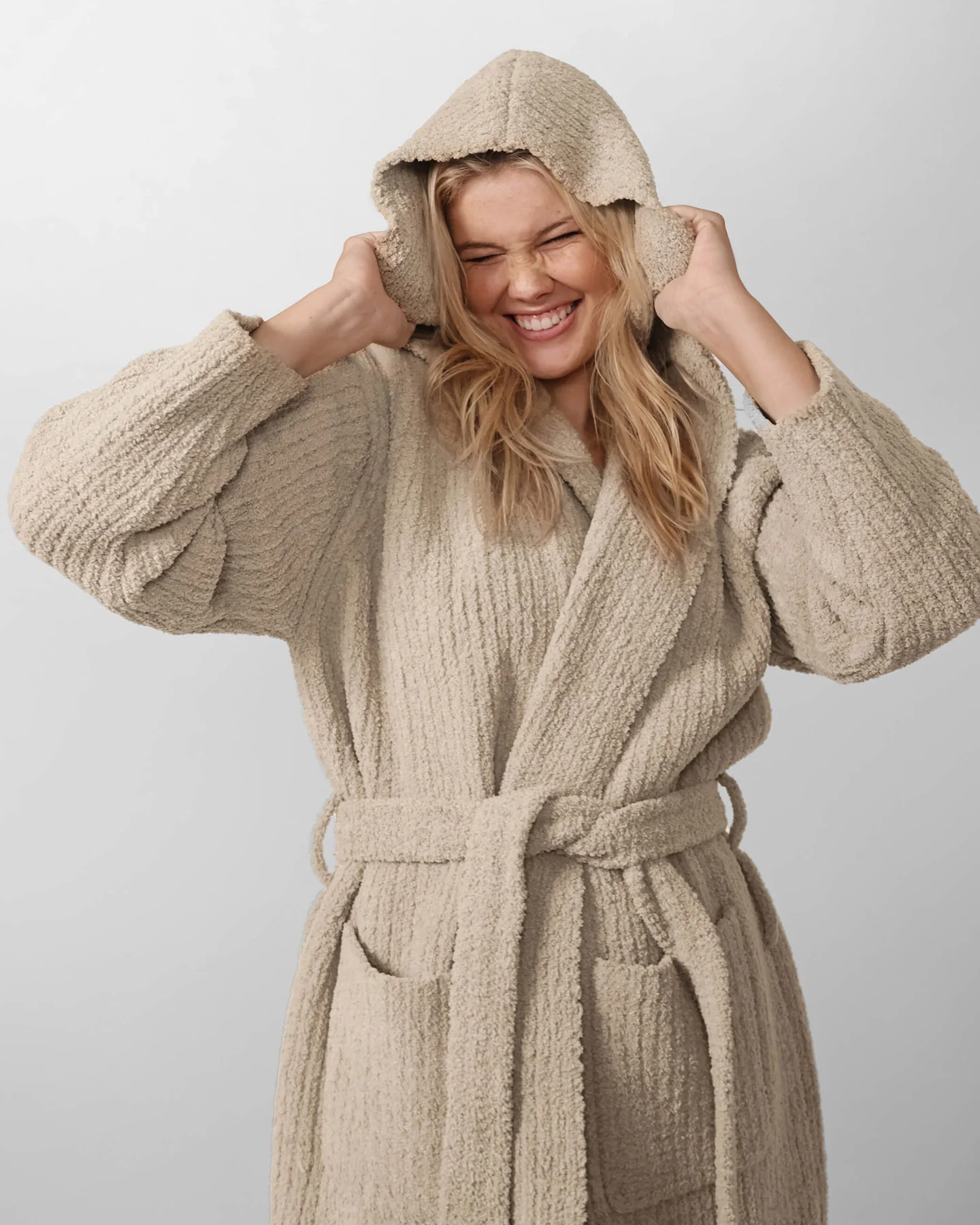 Ribbed Hooded Robe - Image 6