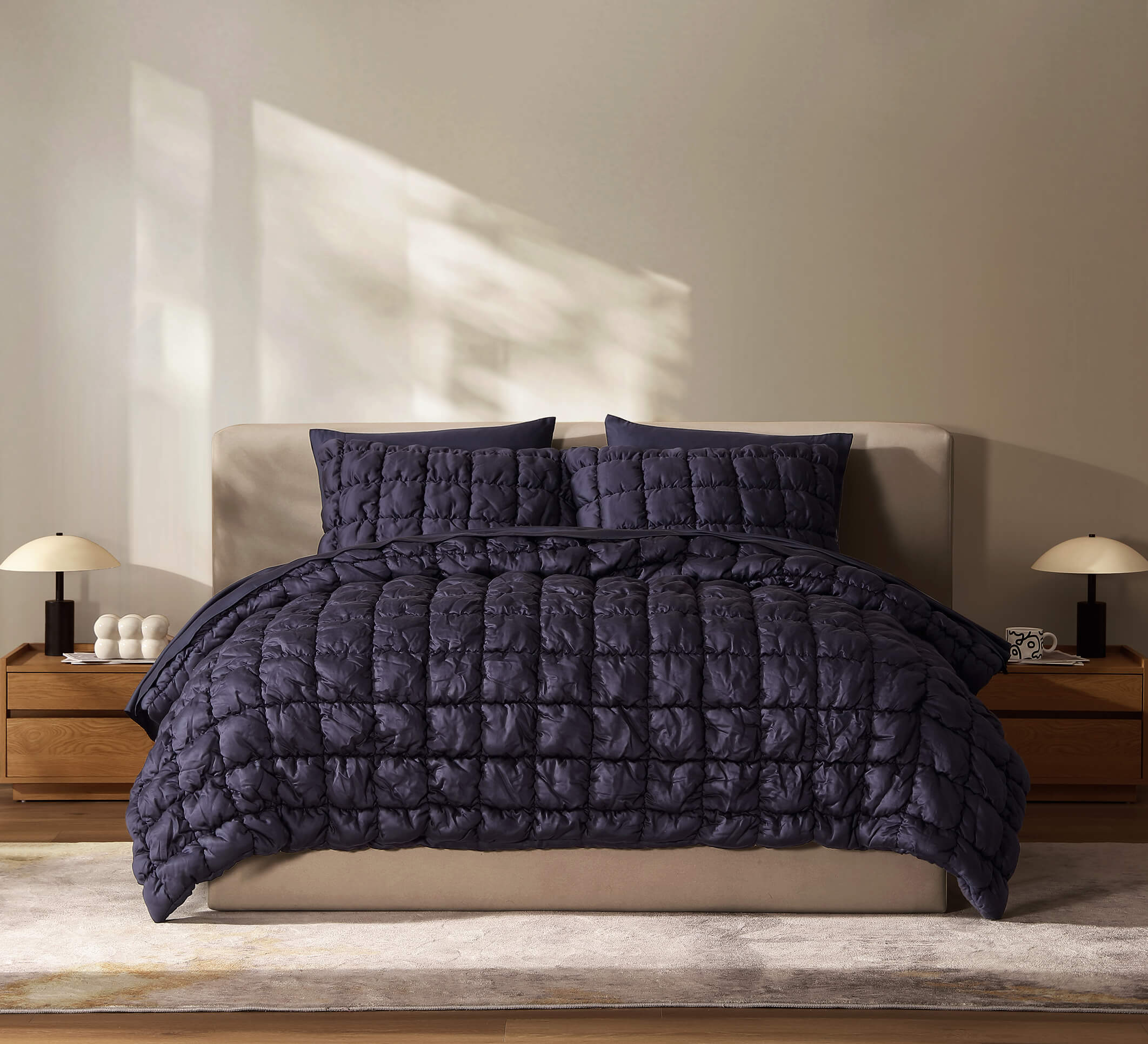 Silky Lyocell Puff Comforter Bundle - Image 30