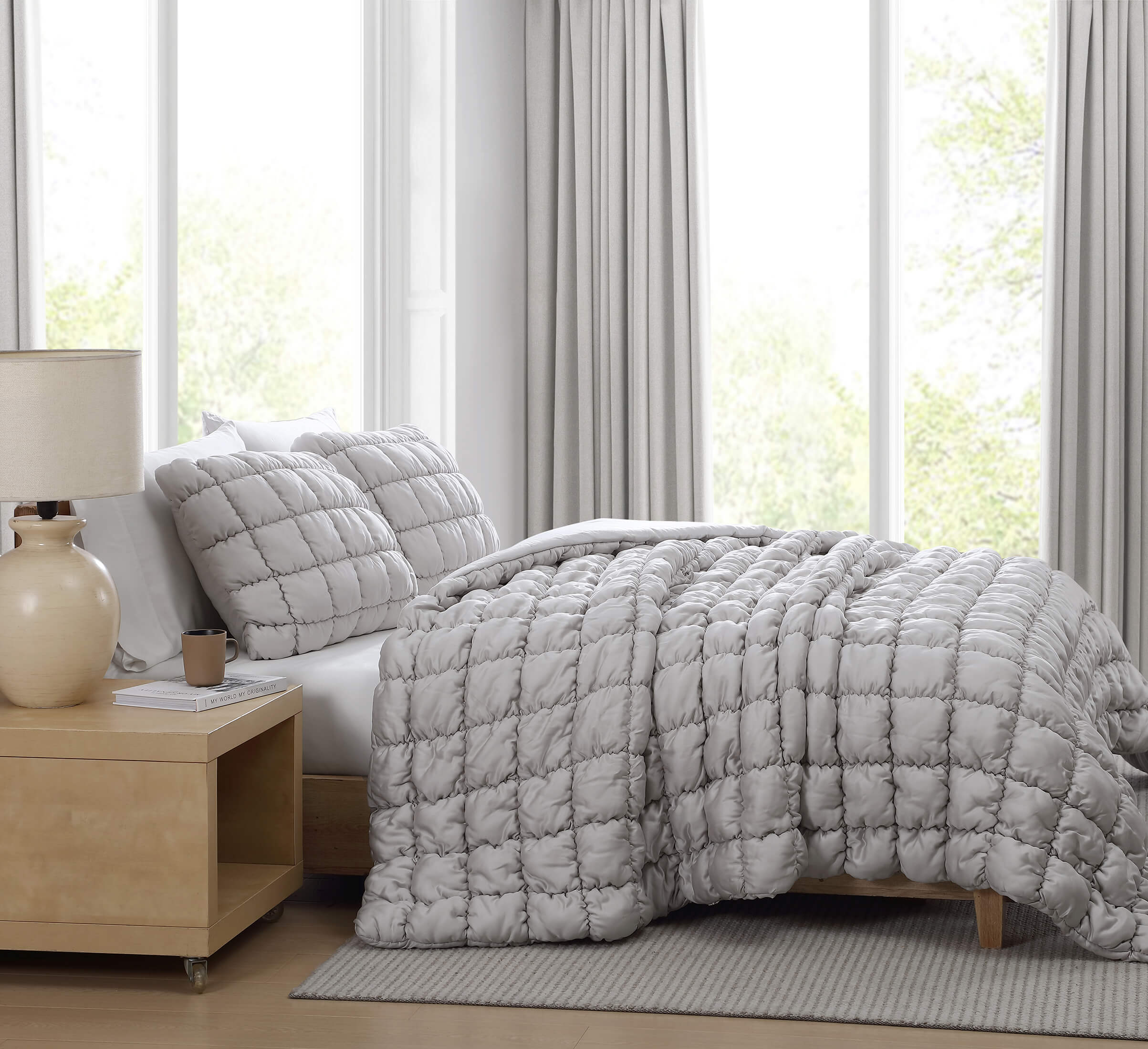 Silky Lyocell Puff Sham Set - Image 11