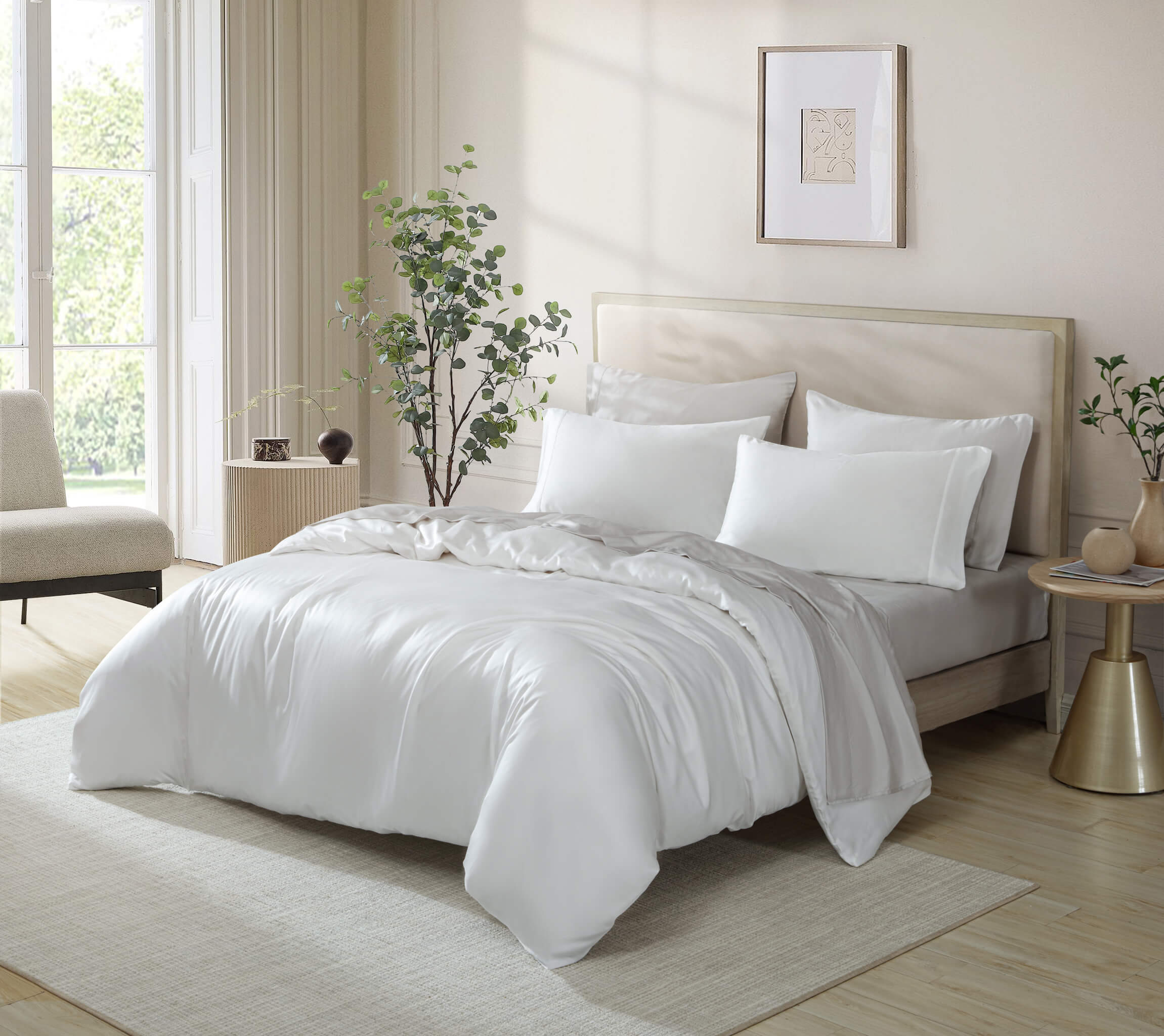 Silky Lyocell Duvet Cover - Image 6