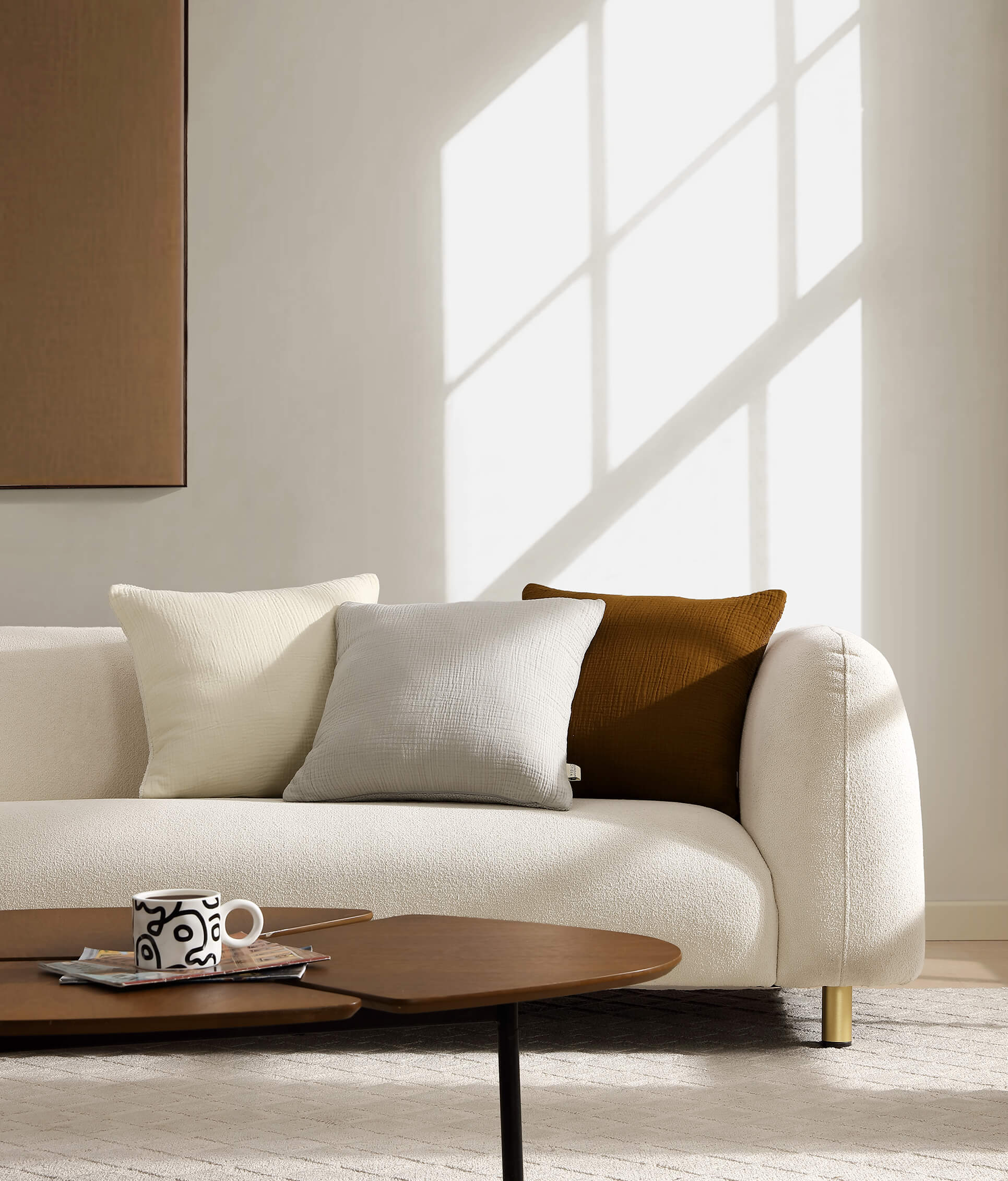Snug Muslin Throw Pillow | Last Chance - Image 13