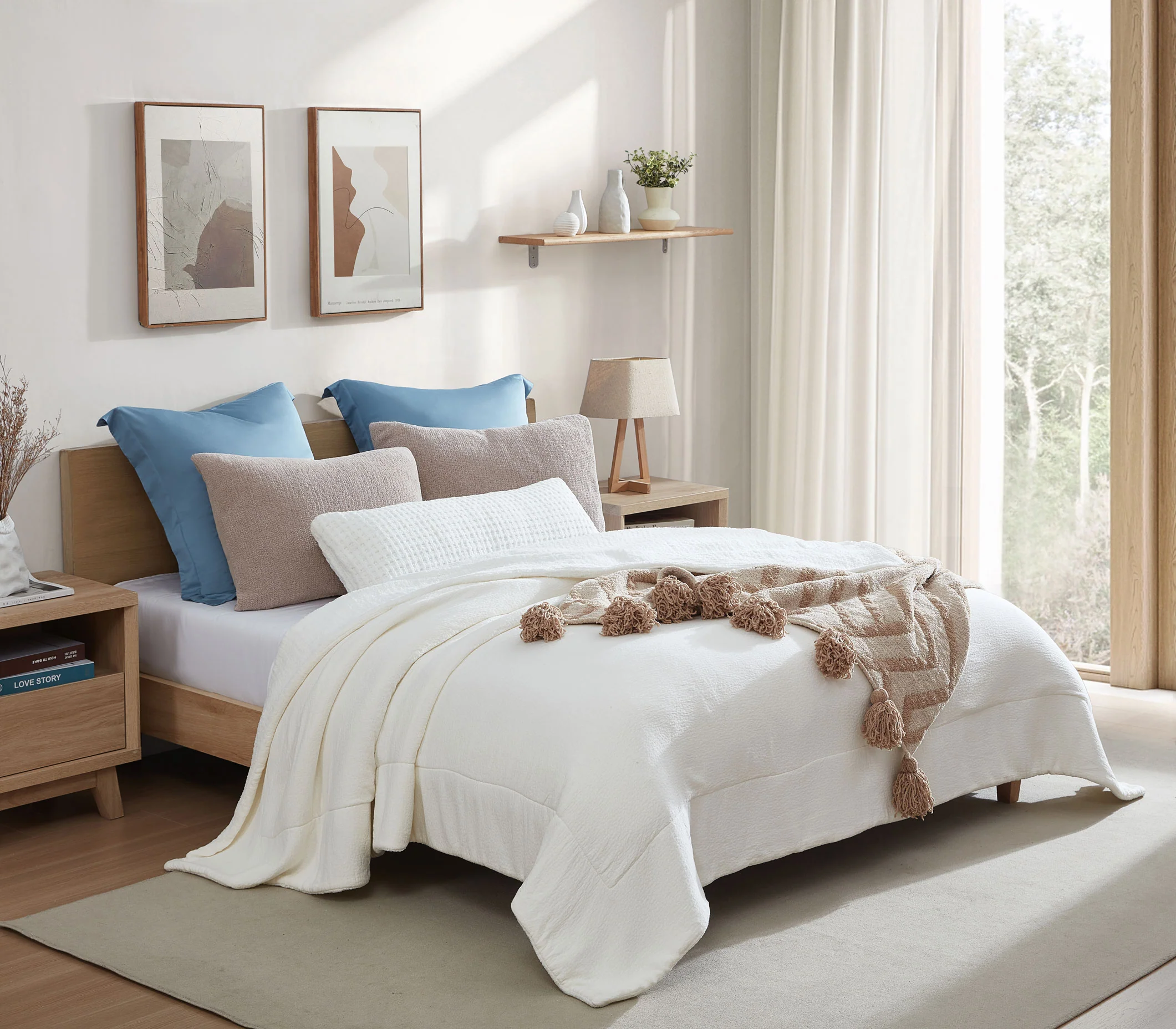 Snug Waffle Lumbar Pillow - Image 4