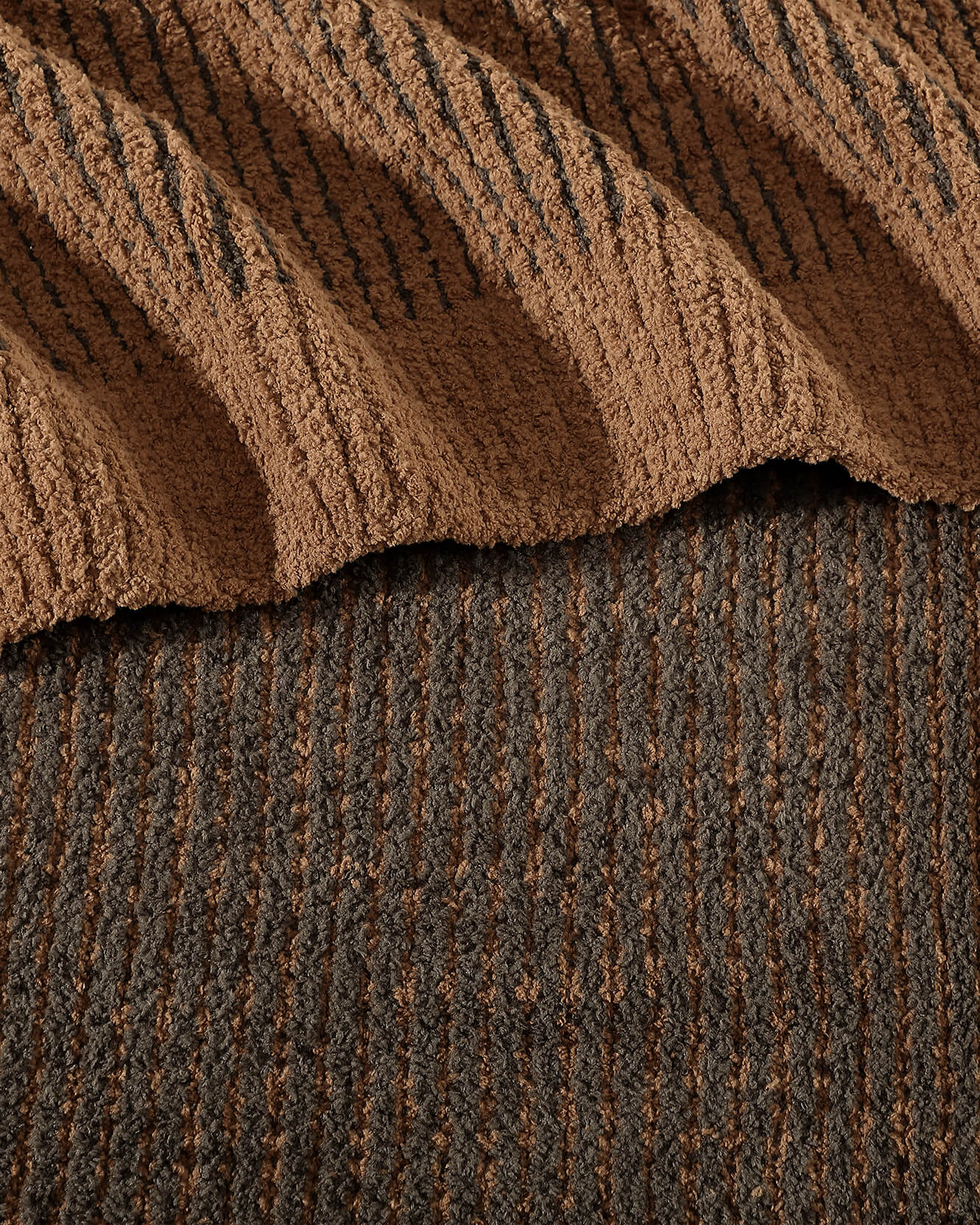 Two-Tone Ribbed Bed Blanket | Last Chance - Image 2