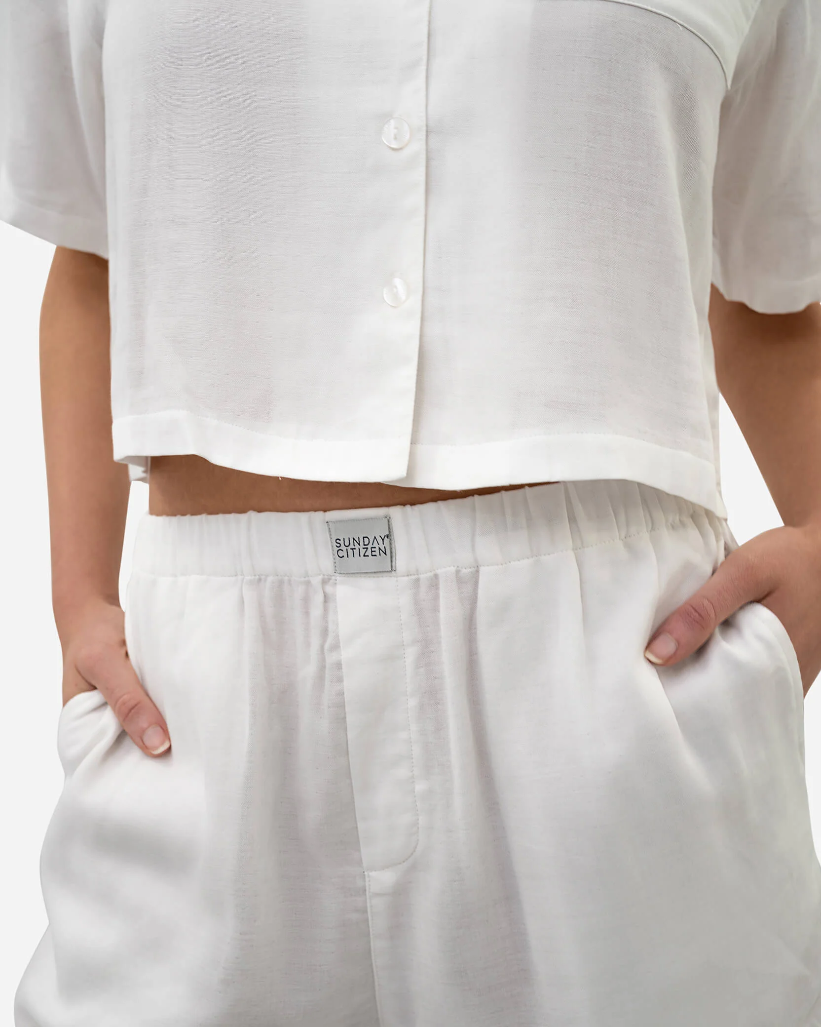 Woven Cotton Short Pajama Set - Image 13