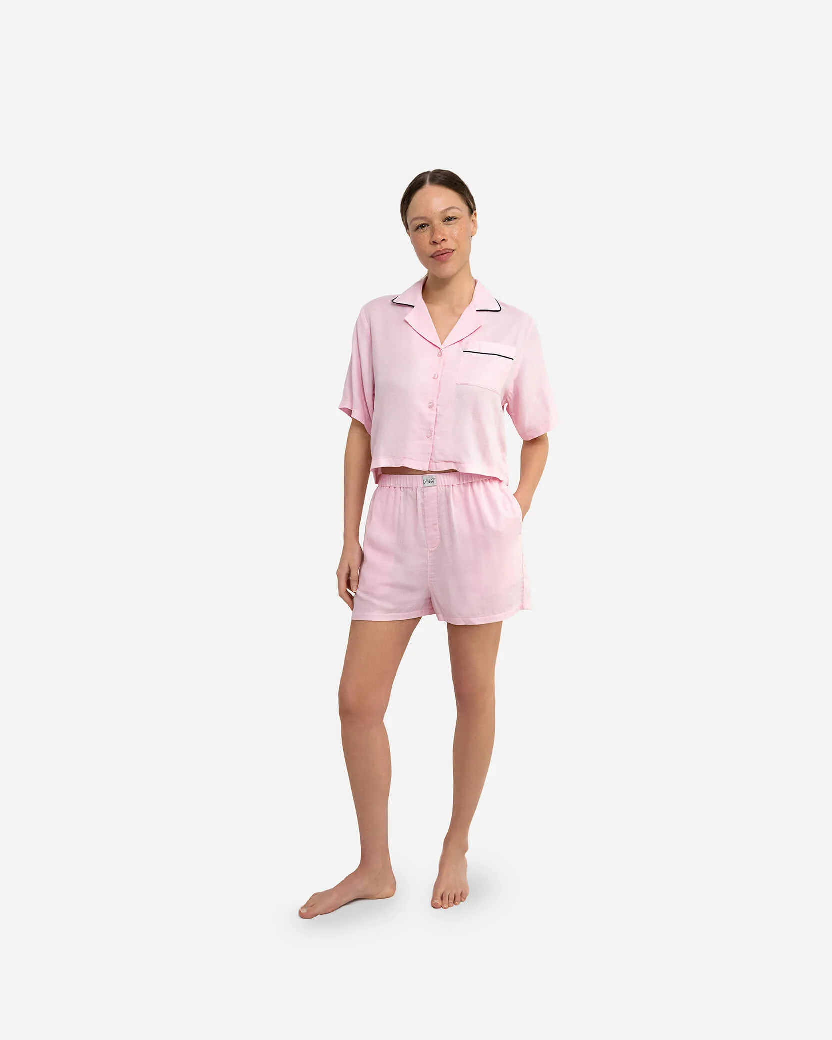 Woven Cotton Short Pajama Set - Image 16